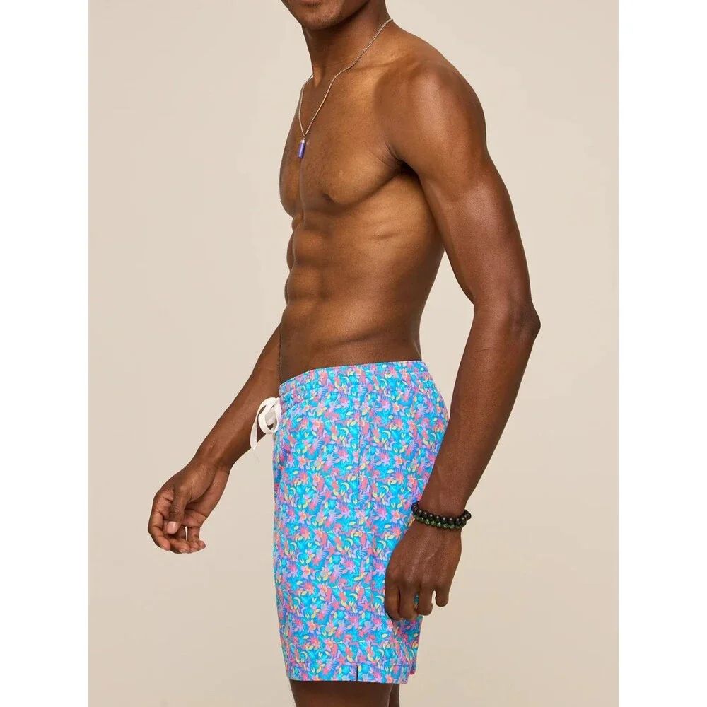 Chubbies Lined Mens Swim Trunks 7 Inch Swim Shorts and Mens Shorts with Elastic